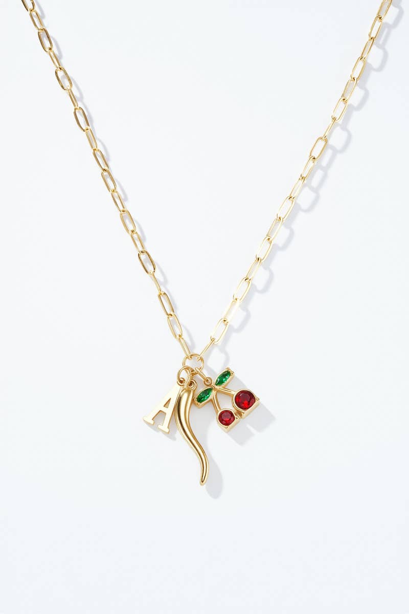 Stainless steel necklace 224AQ158