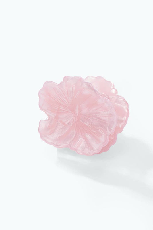 2cm pearlescent flower hair clip YH120LY