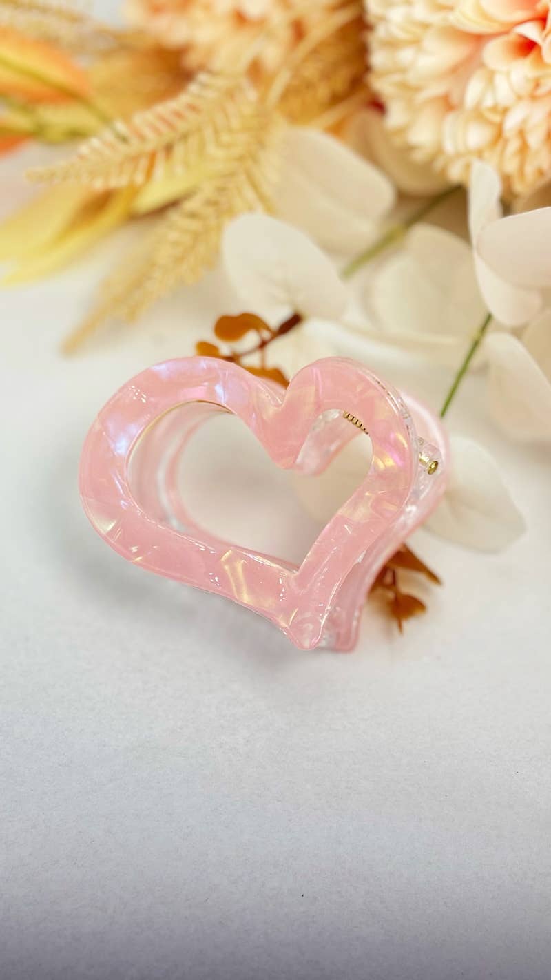 YH31 heart hair clip