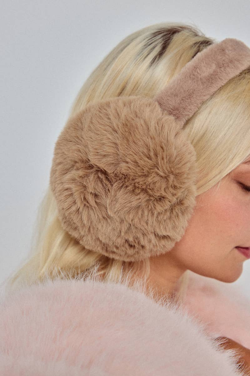 CC01 Faux fur earmuffs