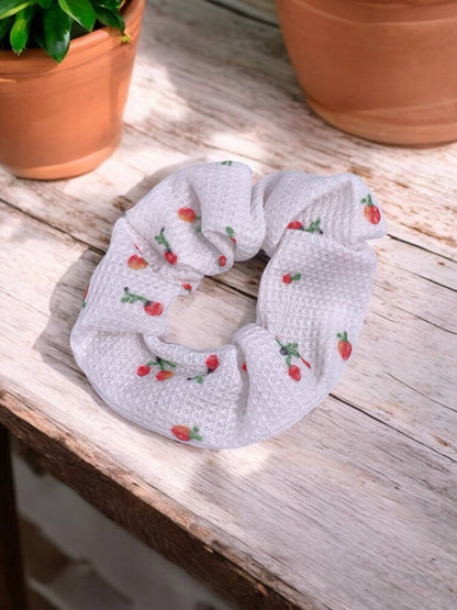 Cherry Print Elastic Scrunchie FQ37