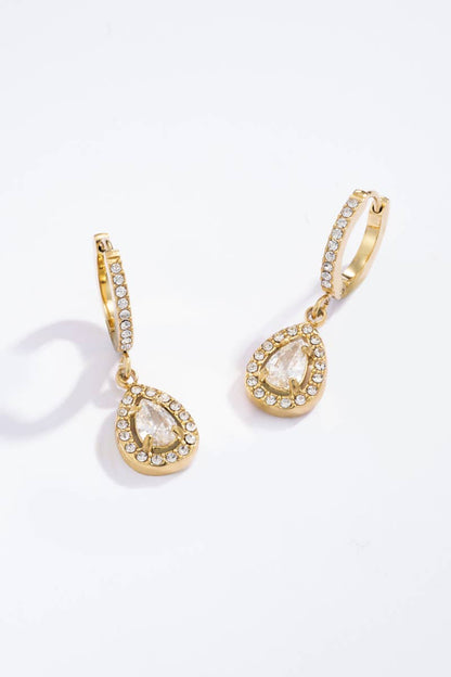 Rhinestone hoop earrings 124AQ48