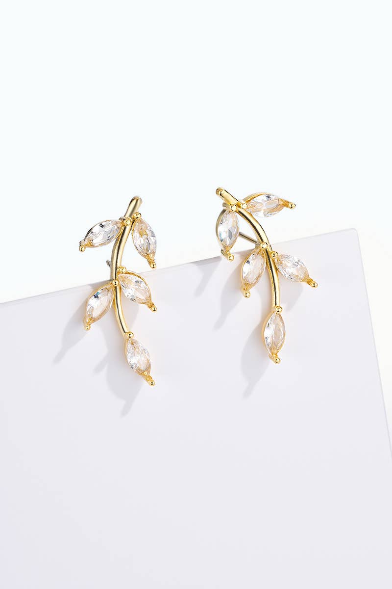 Boucles d'oreilles en acier inoxydable 124AQ655