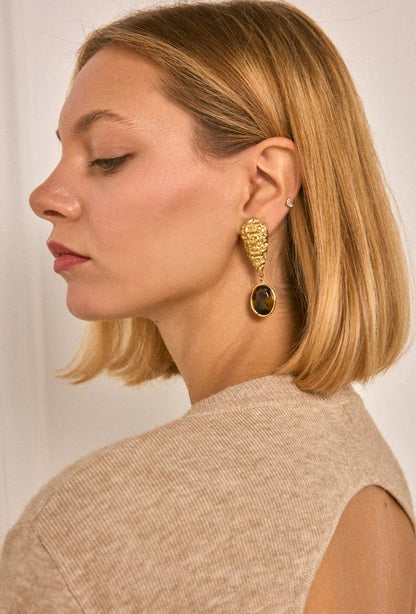 Boucles d'oreilles en acier inoxydable 124RX188
