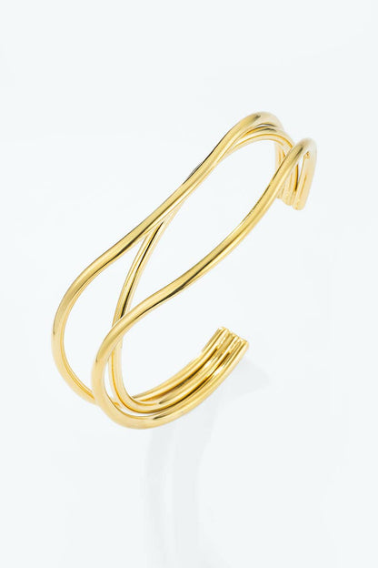 Bracelet jonc en acier inoxydable 324AQ525