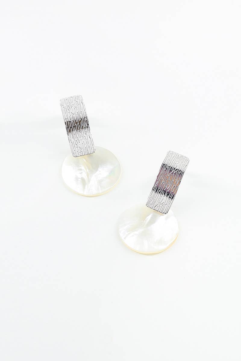 Boucles d'oreilles en acier inoxydable 124RX87