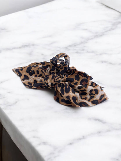 Leopard hair clip ZE20