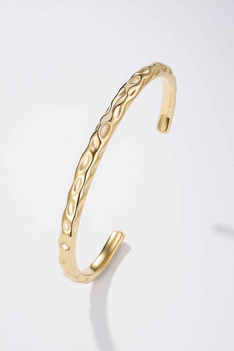 Stainless steel bangle bracelet 324AQ283