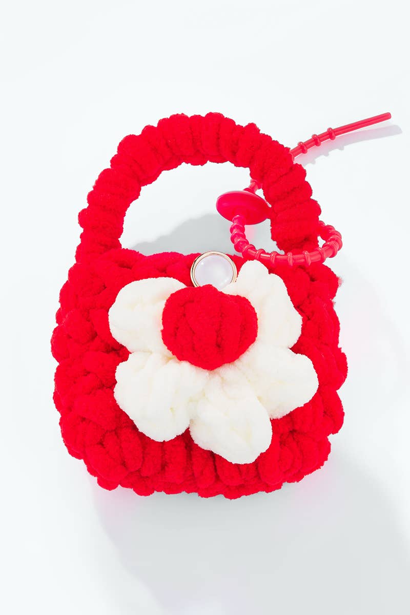 Grigri bag charm Mini crochet bag PC065HZ