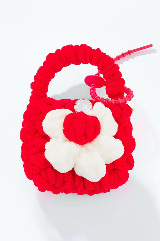 Grigri bag charm Mini crochet bag PC065HZ