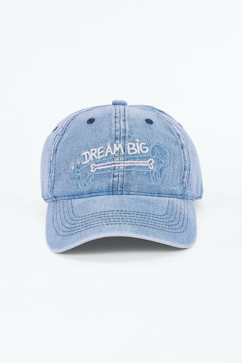 Casquette en coton avec broderie Dream Big MJ318HK
