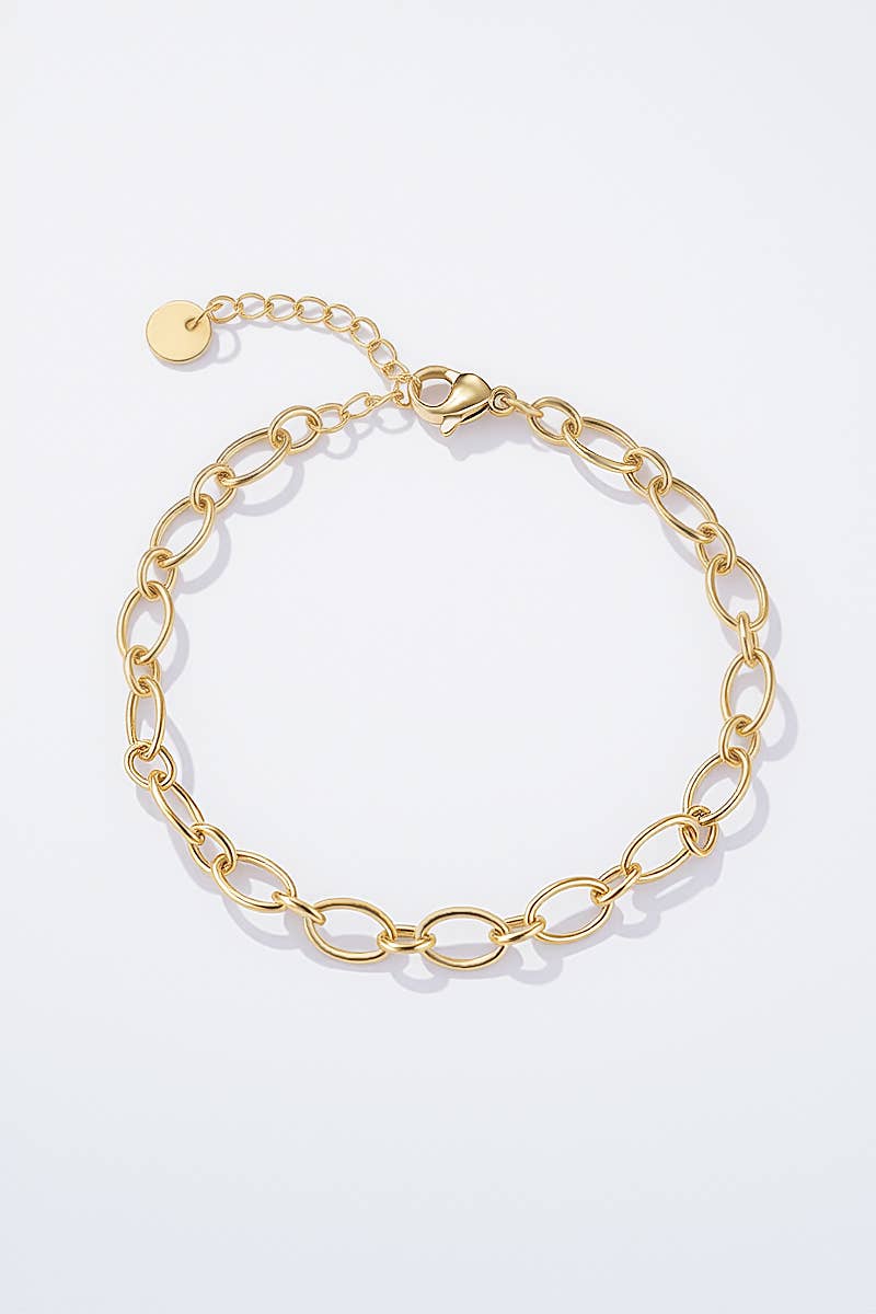 Bracelet en acier inoxydable pour charms 324CA58
