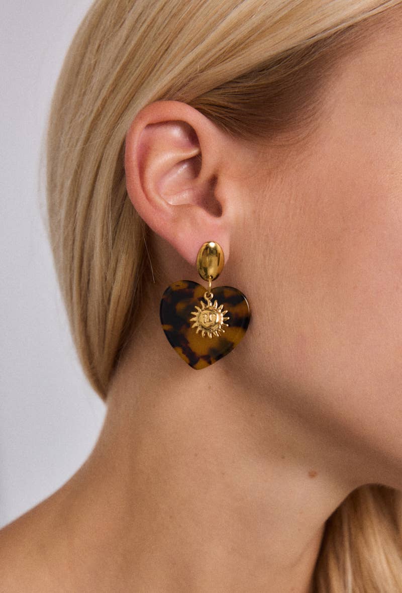 Boucles d'oreille en acier inoxydable 124RX185