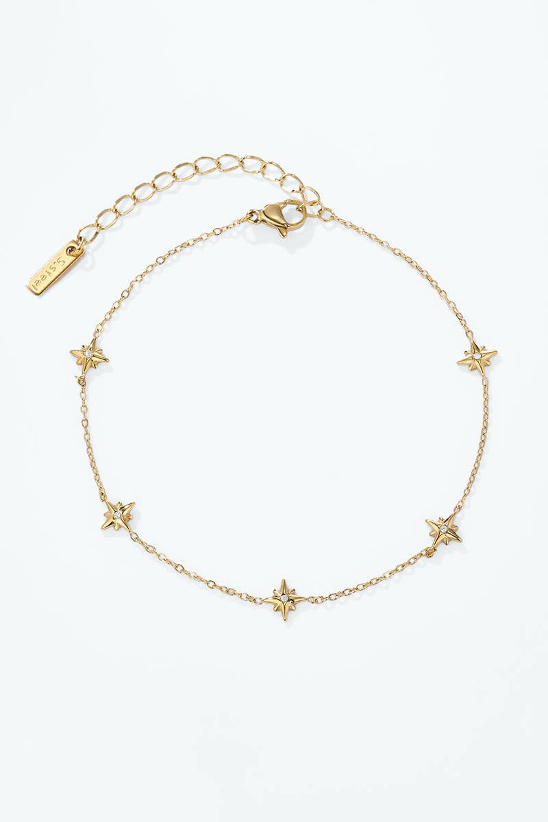 Stainless steel ankle chains 624AQ69