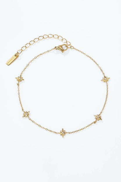 Stainless steel ankle chains 624AQ69