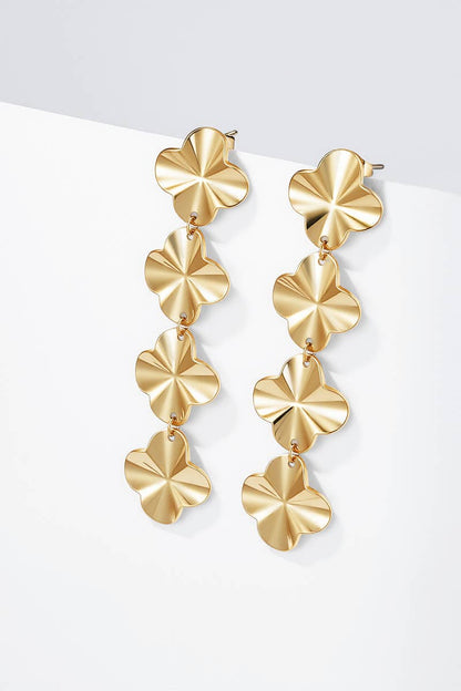 Stainless steel clover earrings 124CA20