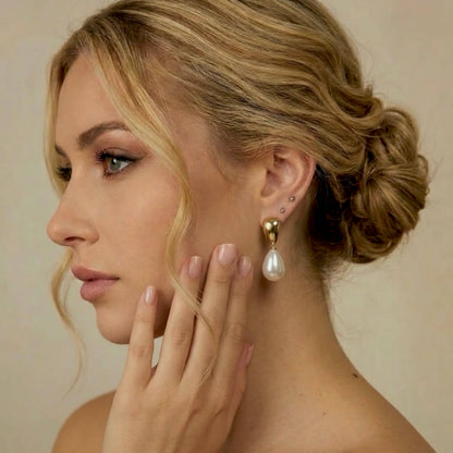 Boucles d'oreilles en acier inoxydable 124AQ283