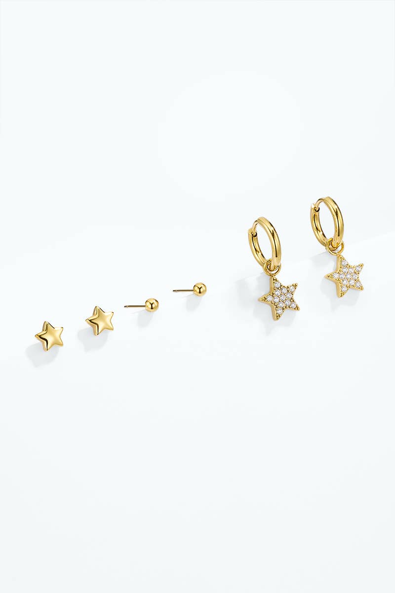 Stainless steel earrings 124RX341