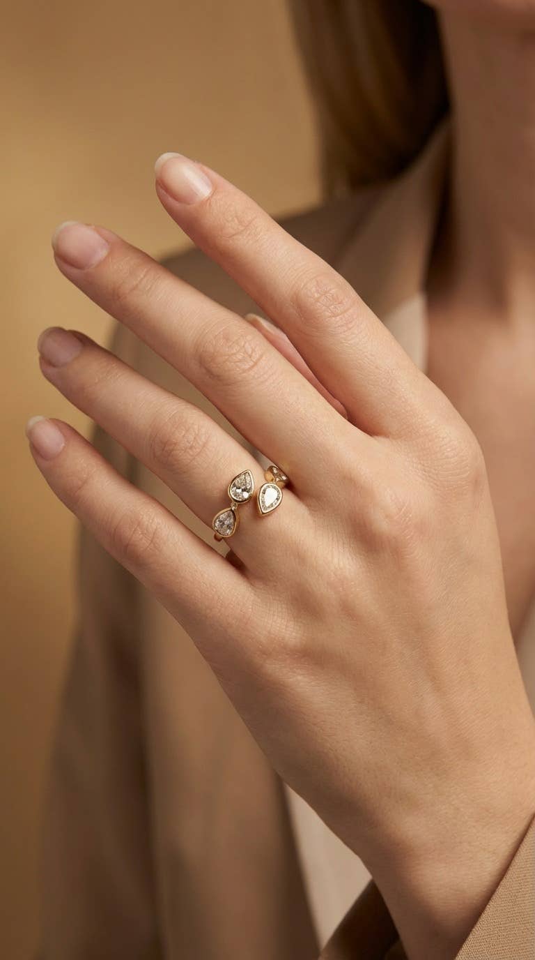 424RX261 stainless steel ring