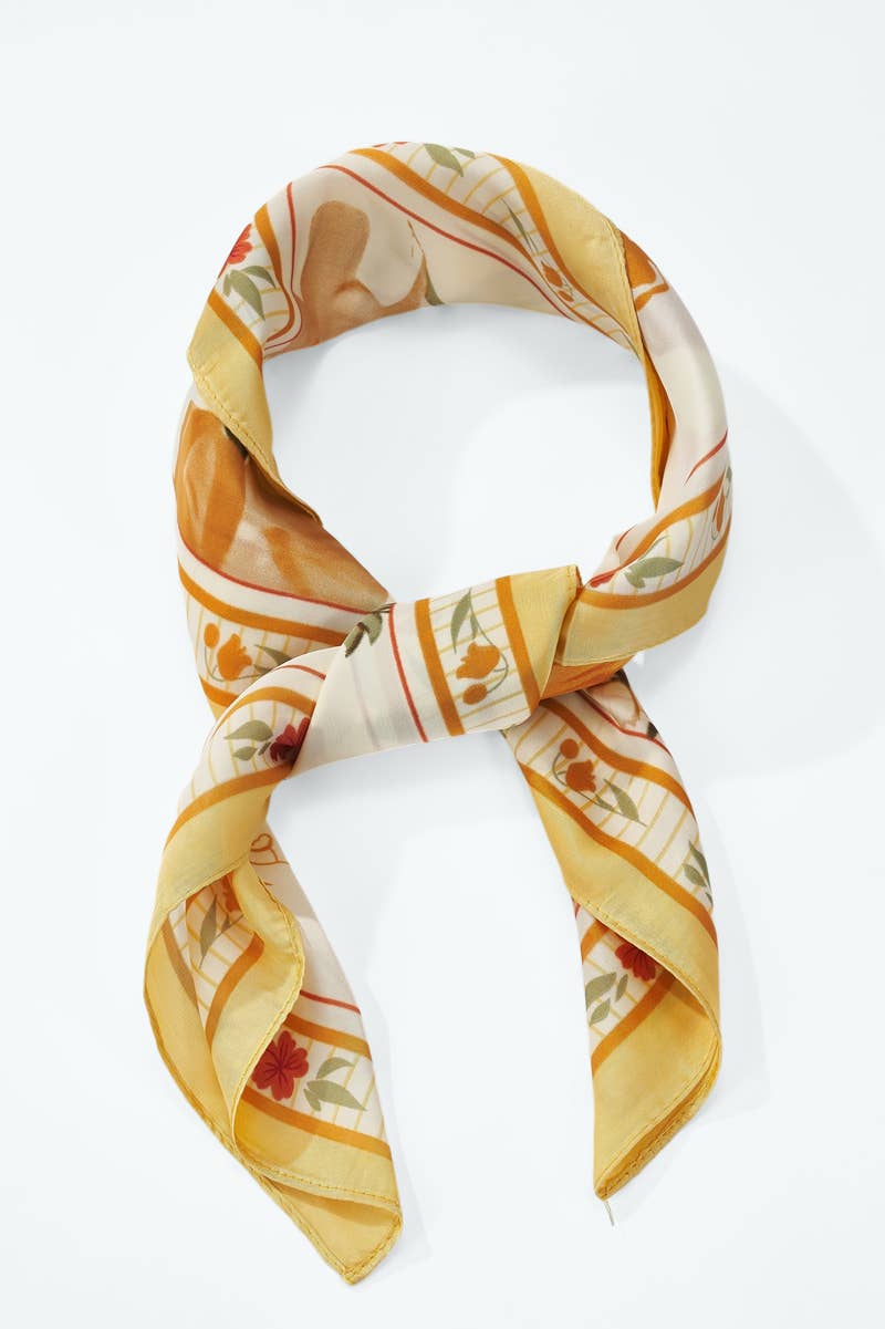 Foulard à motif 70 x 70 cm FL550