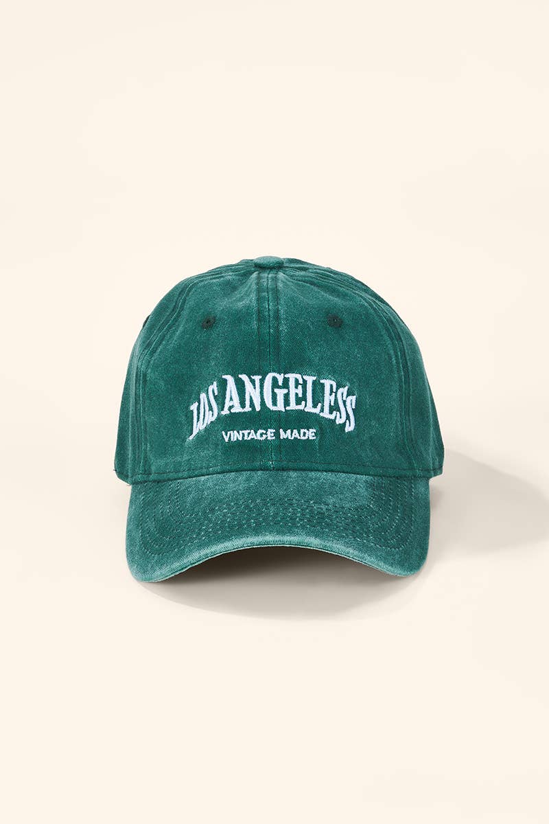 Casquette brodée Los Angeles délavée MJ327HK