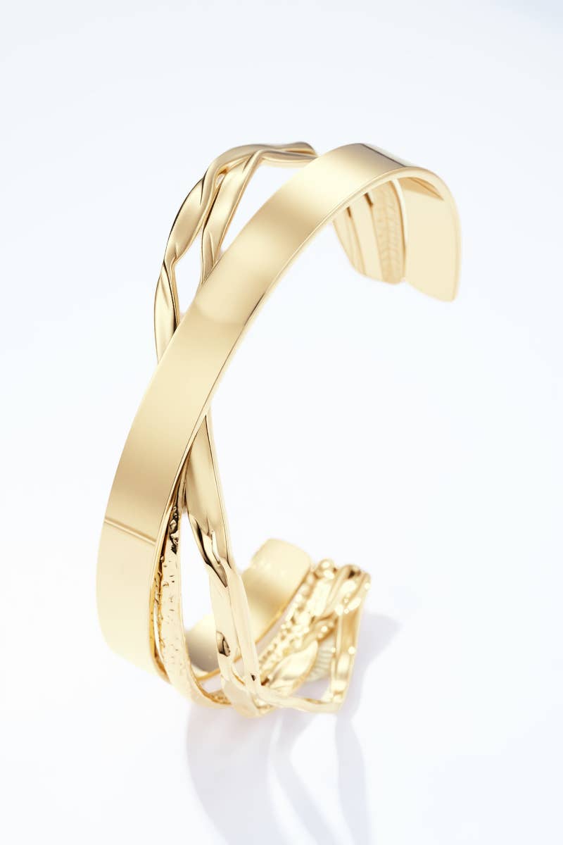 Stainless steel bangle bracelet 324RX110