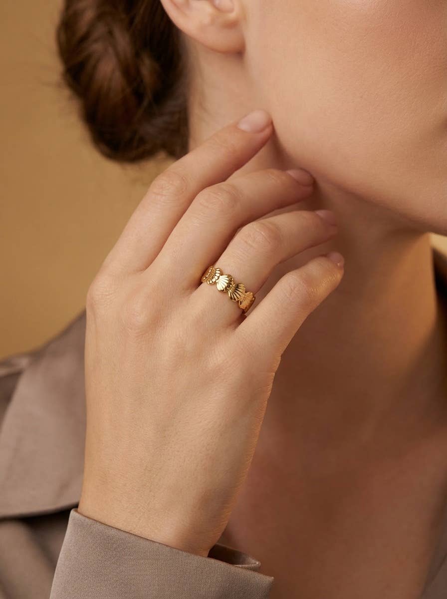 Stainless steel ring 424AQ258