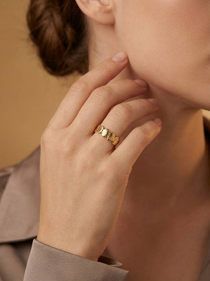 Stainless steel ring 424AQ258