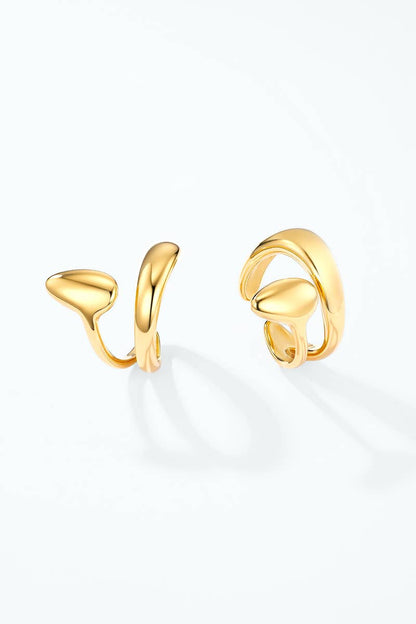 Stainless steel ear cuffs 124AQ779