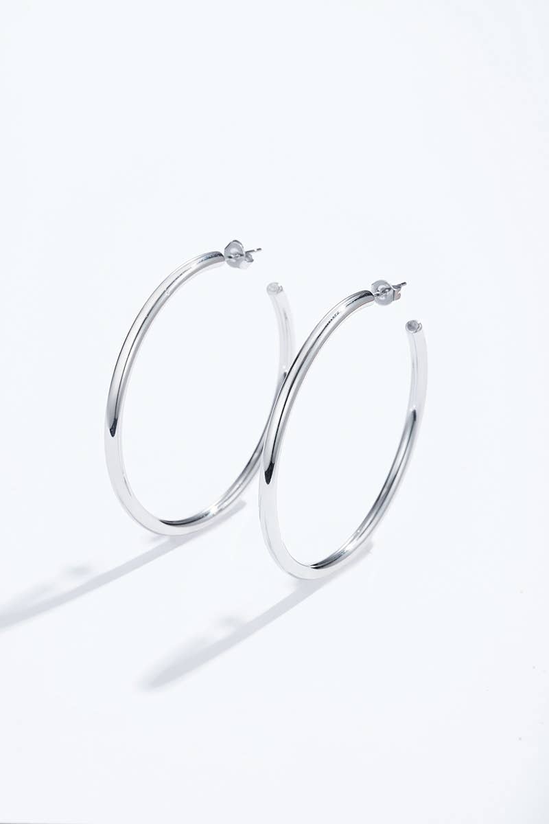 Boucles d'oreilles en acier inoxydable 124AQ375