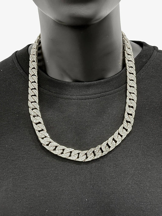 Stainless steel necklace 2K040506-LARGE