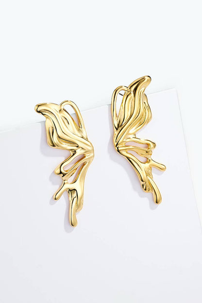 Stainless steel earrings 124AQ617