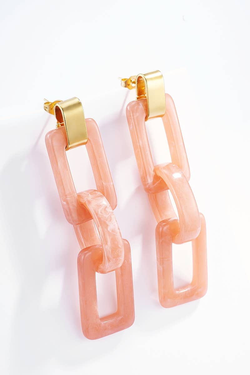 Boucles d'oreilles en acier inoxydable 124CP10