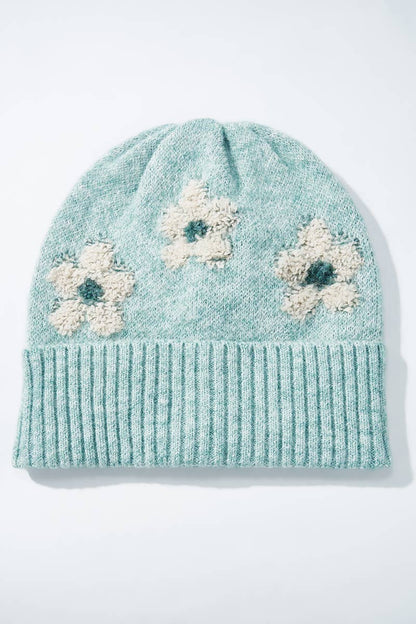 Floral wool beanie MJ206SD