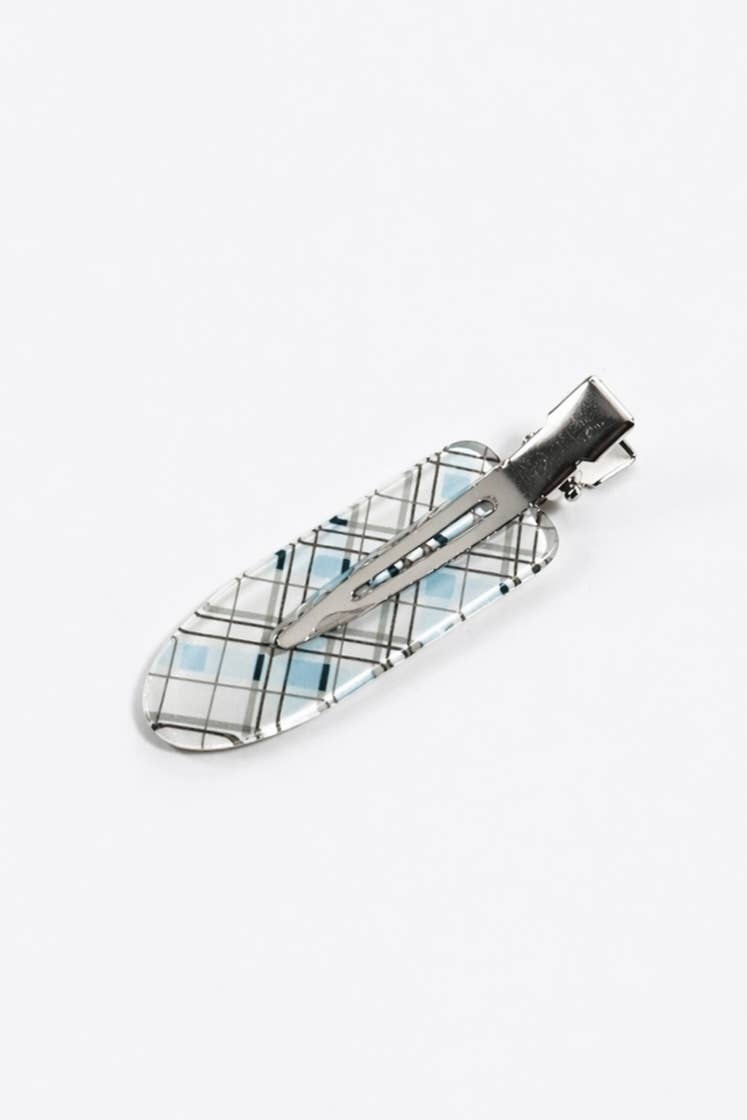 Barrettes à cheveux motif carreaux BRT202GJ
