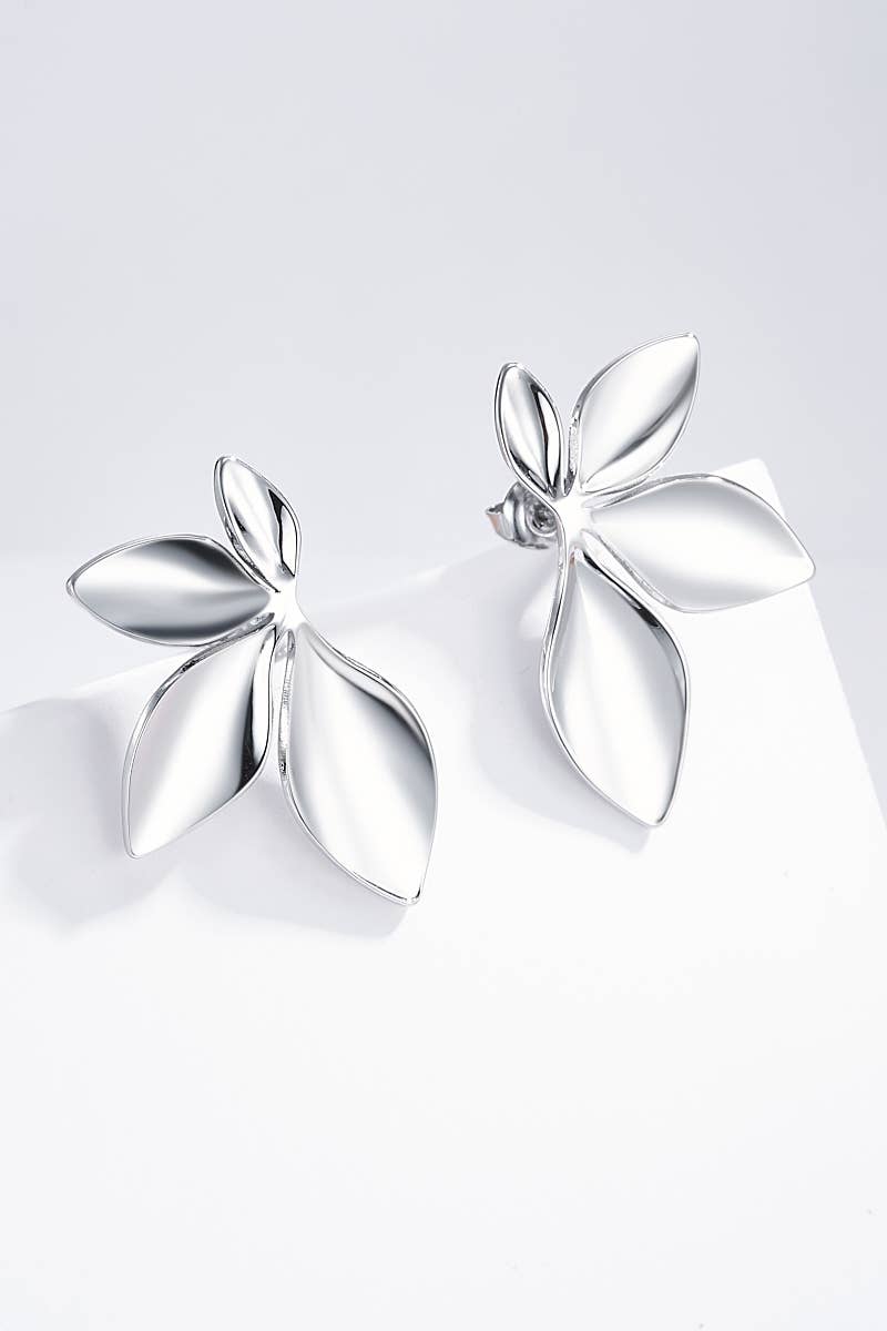 Boucles d'oreilles en acier inoxydable 124AQ269