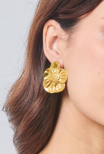 Boucles d'oreilles en acier inoxydable 124YC22