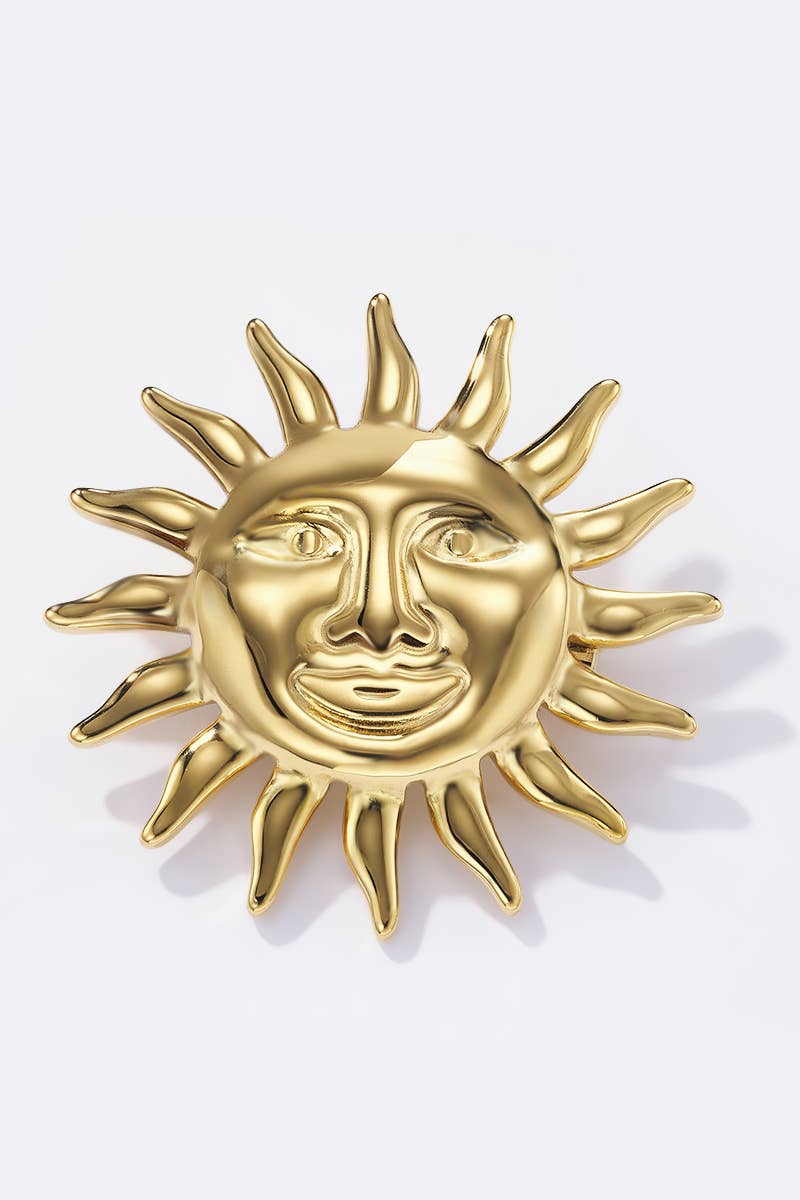 Stainless steel brooch BHYAQ104