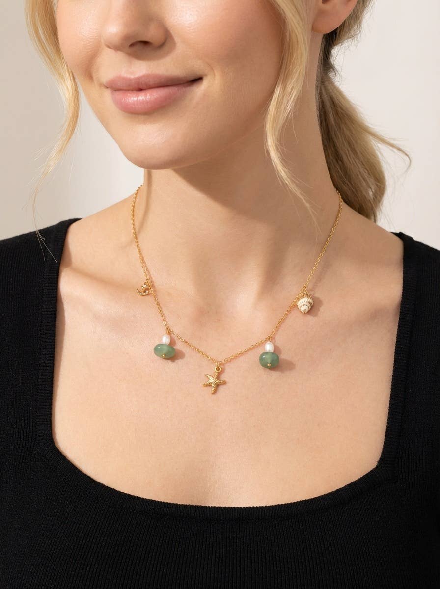 224AQ232 stainless steel chain necklace