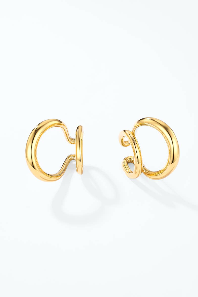 Stainless steel ear cuffs 124AQ778
