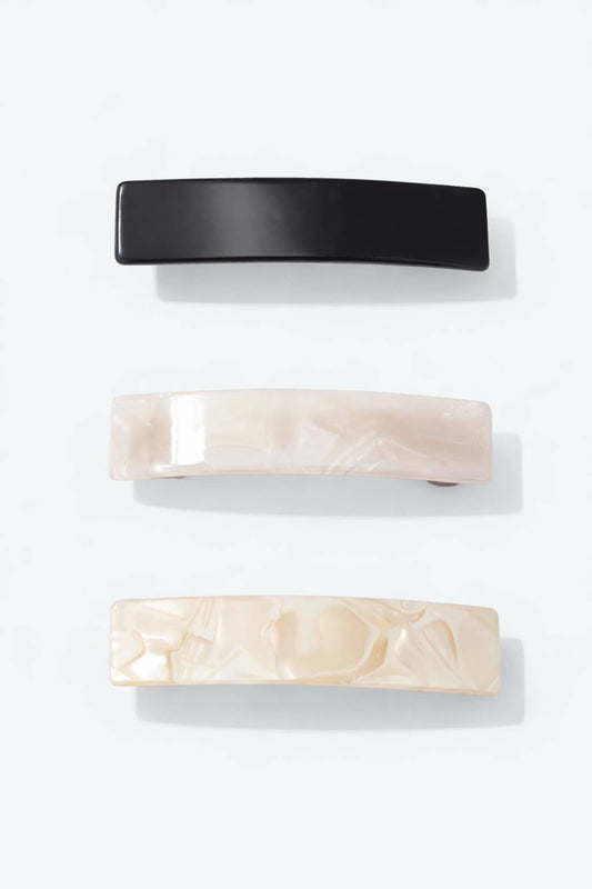Mother-of-pearl hair clip 8.5cm BRT145LY