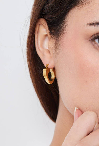 Boucles d'oreilles en acier inoxydable 124RX78