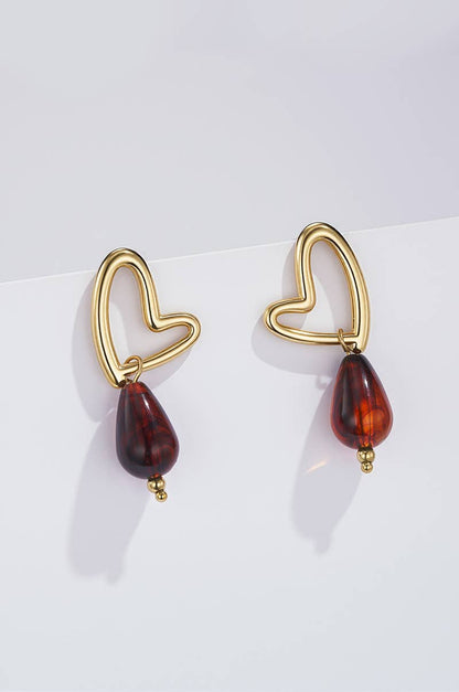 Stainless steel earrings 124RX237