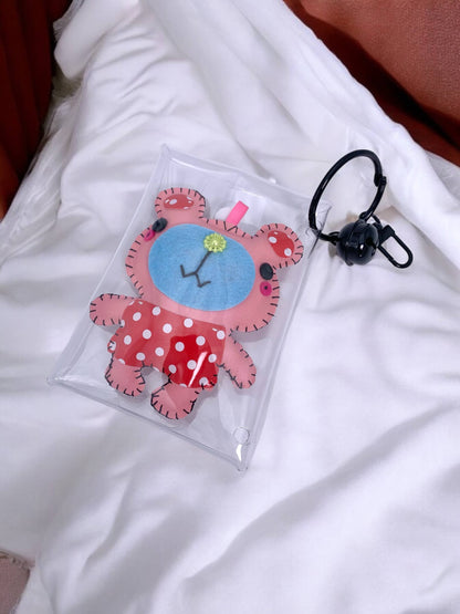 Porte-clé peluche avec clochette JSG32
