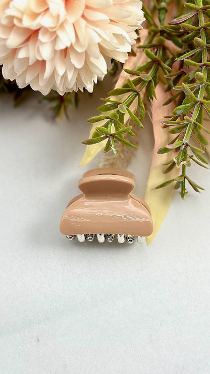 Solid mini hair claw 3.5cm YH43