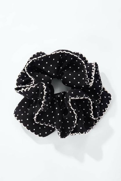 Polka dot frilled scrunchie FQ250XQ