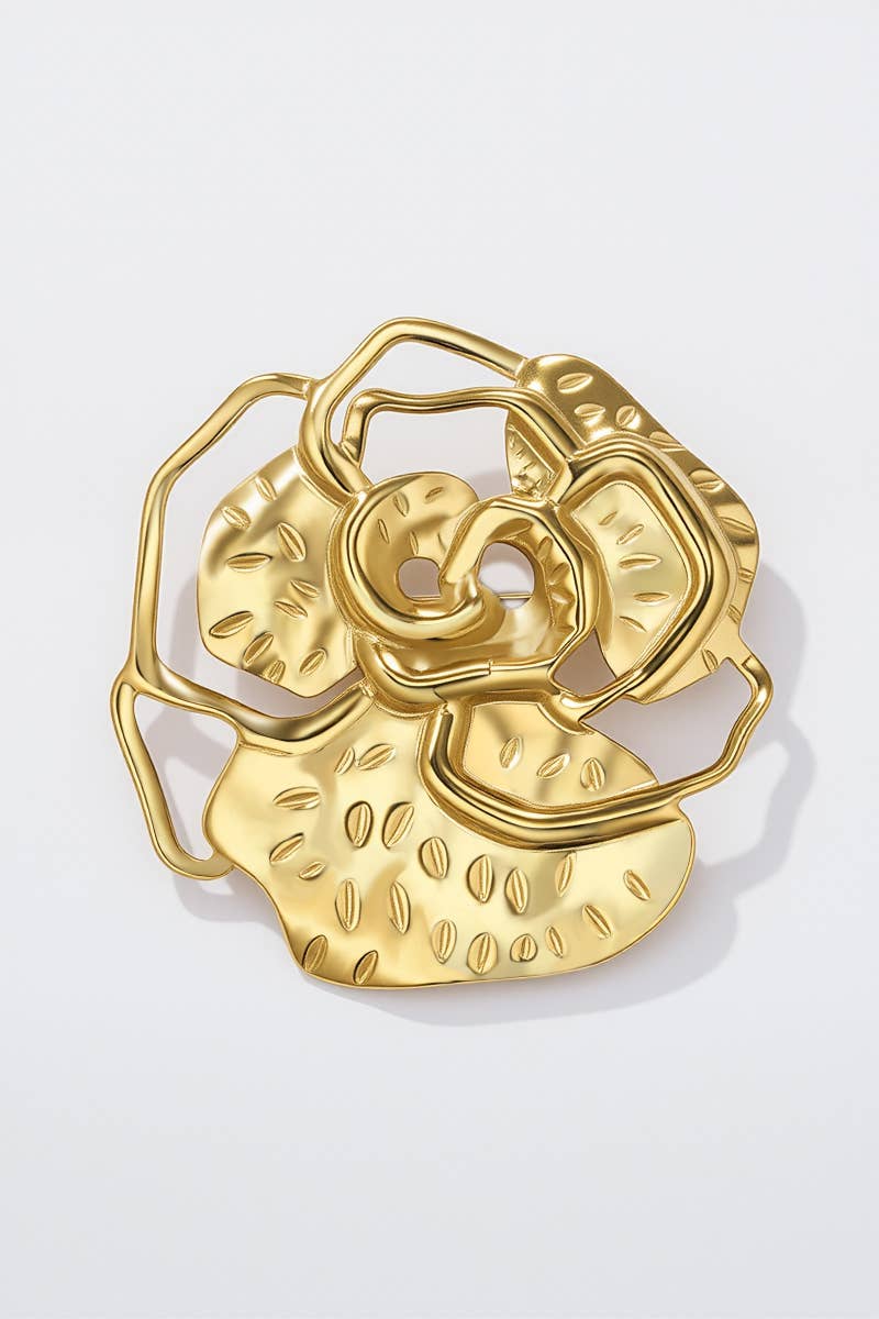 Stainless steel brooch BHYRX109