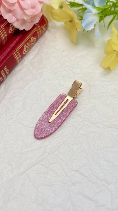Glitter hair clips 6x2cm BRT200ZN