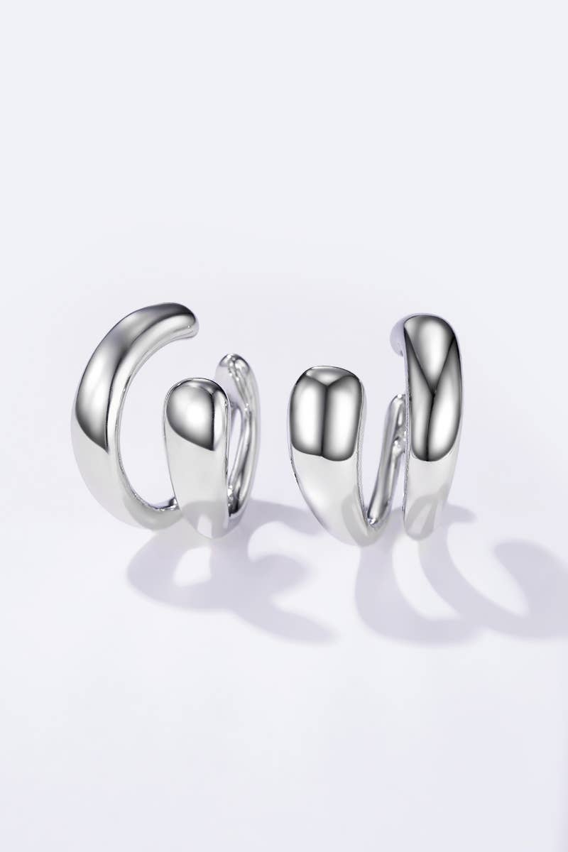 Stainless steel ear cuffs 124AQ535