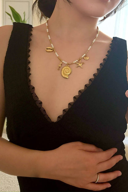 224AQ137 stainless steel necklaces